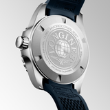 HYDROCONQUEST GMT- L3.790.4.96.9 Automatic watch, Ø 41.00 mm, Stainless steel and ceramic bezel