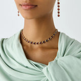 Jaipur Color 18K Yellow Gold Citrine Necklace, 16.5"