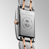 LONGINES DOLCEVITA- L5.255.5.87.7 Quartz watch, 20.80 x 32.00 mm, stainless steel with rose gold 18 carats crown