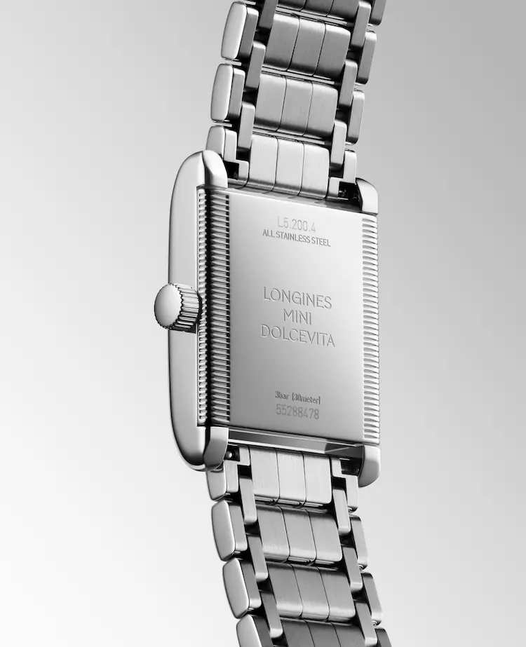LONGINES MINI DOLCEVITA- L5.200.4.87.6 Quartz watch, 21.50 x 29.00 mm, stainless steel