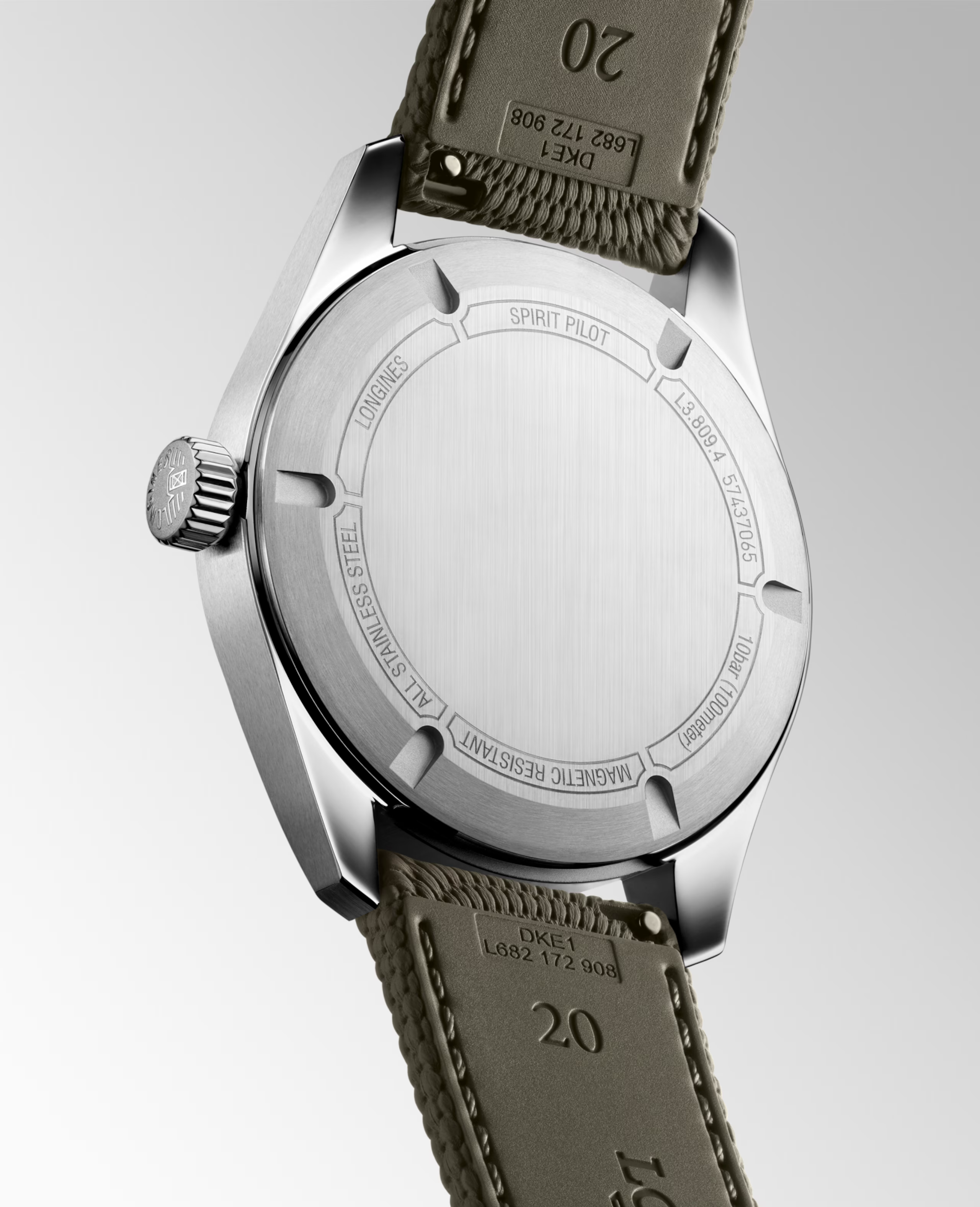 SPIRIT PILOT- L3.809.4.53.9 Automatic watch, Ø 39.00 mm, Stainless steel