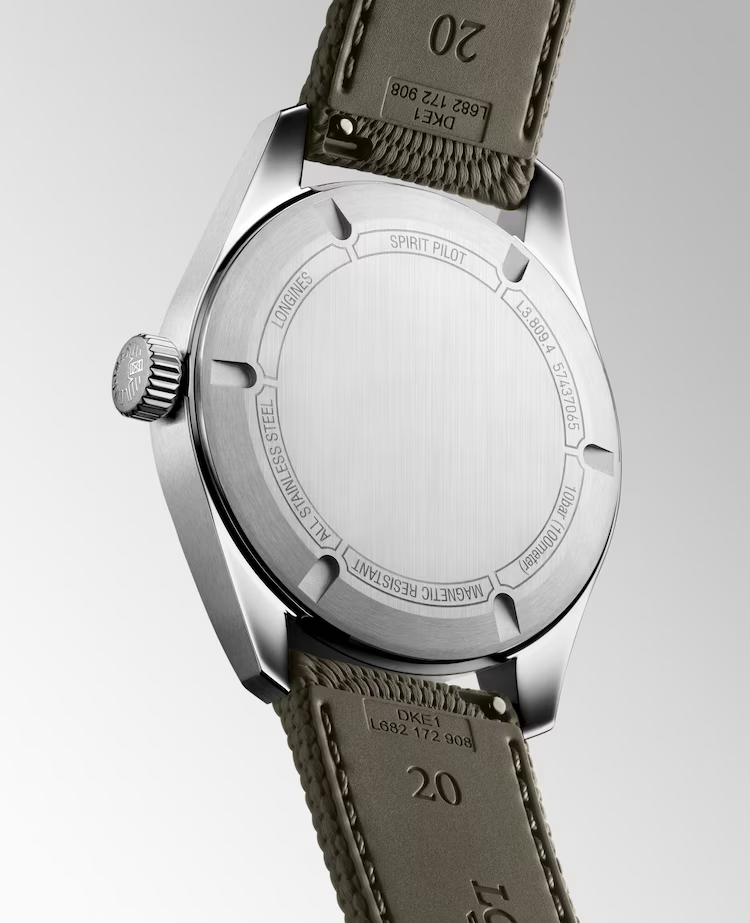 LONGINES SPIRIT PILOT- L3.809.4.53.9 Automatic watch, Ø 39.00 mm, stainless steel