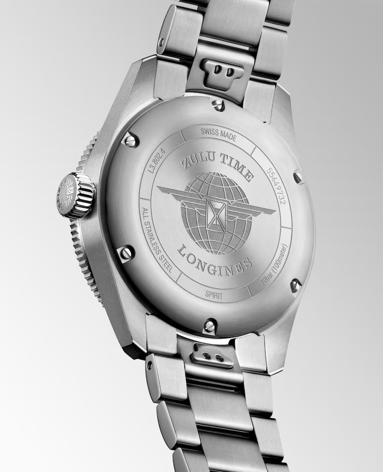 LONGINES SPIRIT PILOT- L3.809.4.53.6 Automatic watch, Ø 39.00 mm, stainless steel