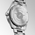 LONGINES SPIRIT ZULU TIME- L3.802.4.93.6 Automatic watch, Ø 39.00 mm, stainless steel and ceramic bezel