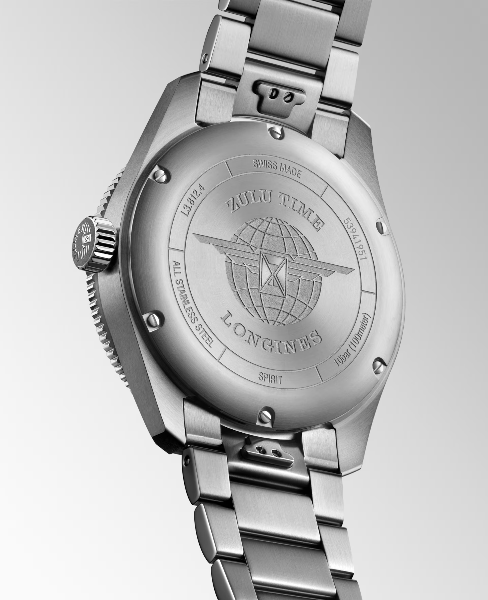 SPIRIT ZULU TIME, Automatic watch, Ø 42.00 mm, stainless steel and ceramic bezel