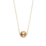 Golden South Sea Cultured Single Pearl Pendant