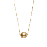 Golden South Sea Cultured Single Pearl Pendant