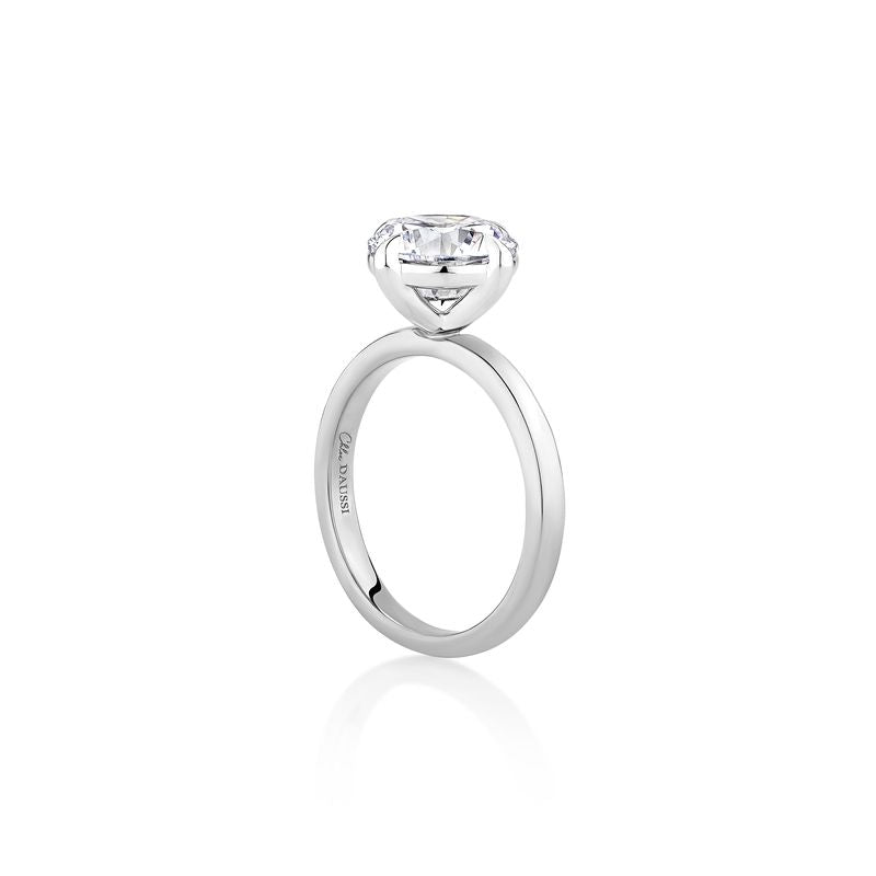 Solitaire Engagement Ring with Compass Prongs Setting Only