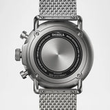 Canfield Chrono Mesh Bracelet Watch, 43mm