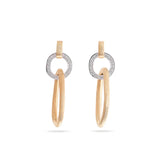 18K Yellow Gold Jaipur Link Diamond Earrings