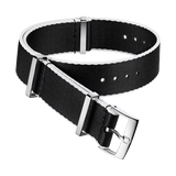 NATO strap Polyamide, black and white