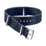 NATO strap Polyamide, blue and grey