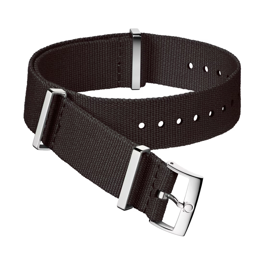 NATO strap Polyester, dark brown
