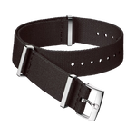 NATO strap Polyester, dark brown