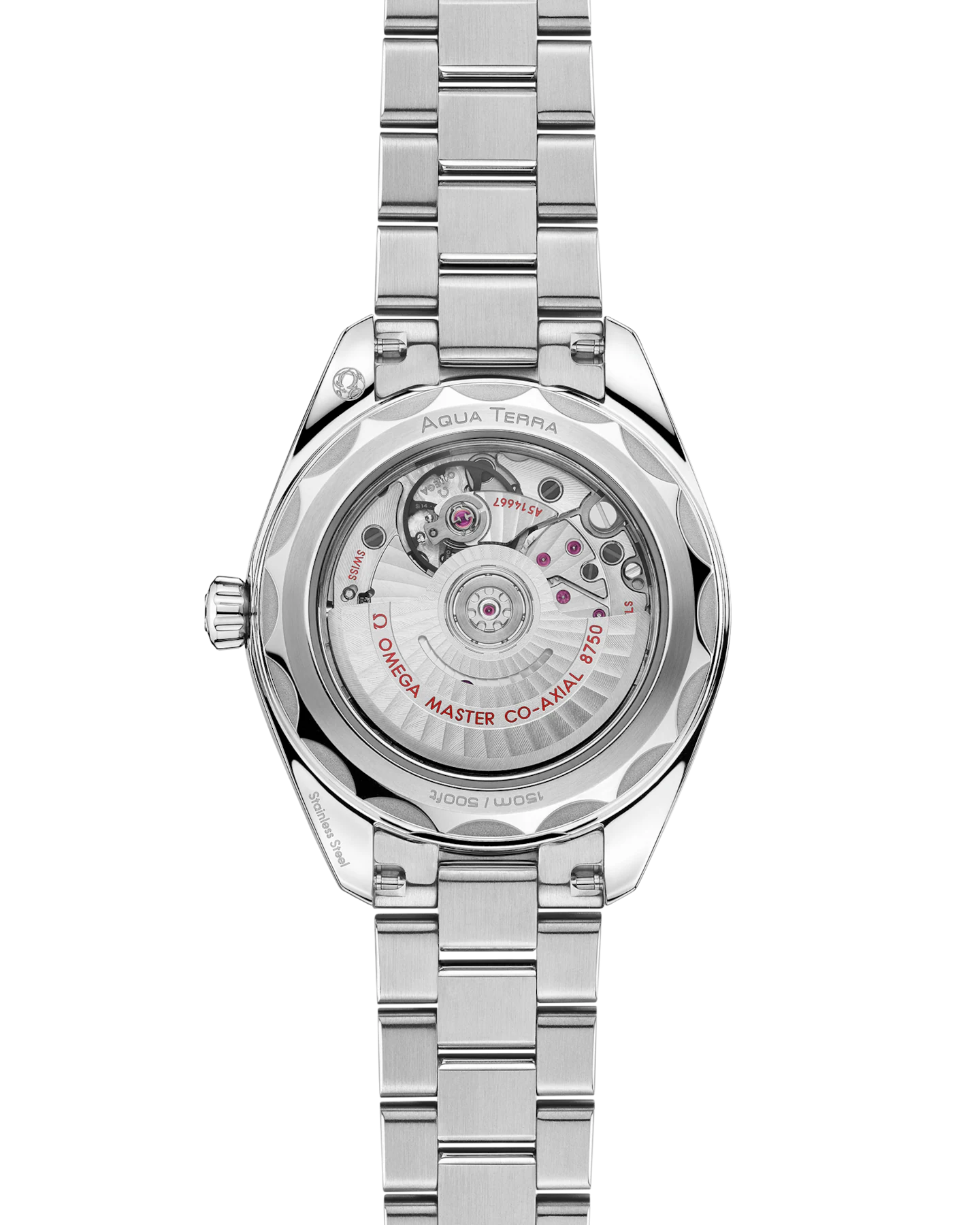 Seamaster Aqua Terra 150M 30 mm, steel on steel