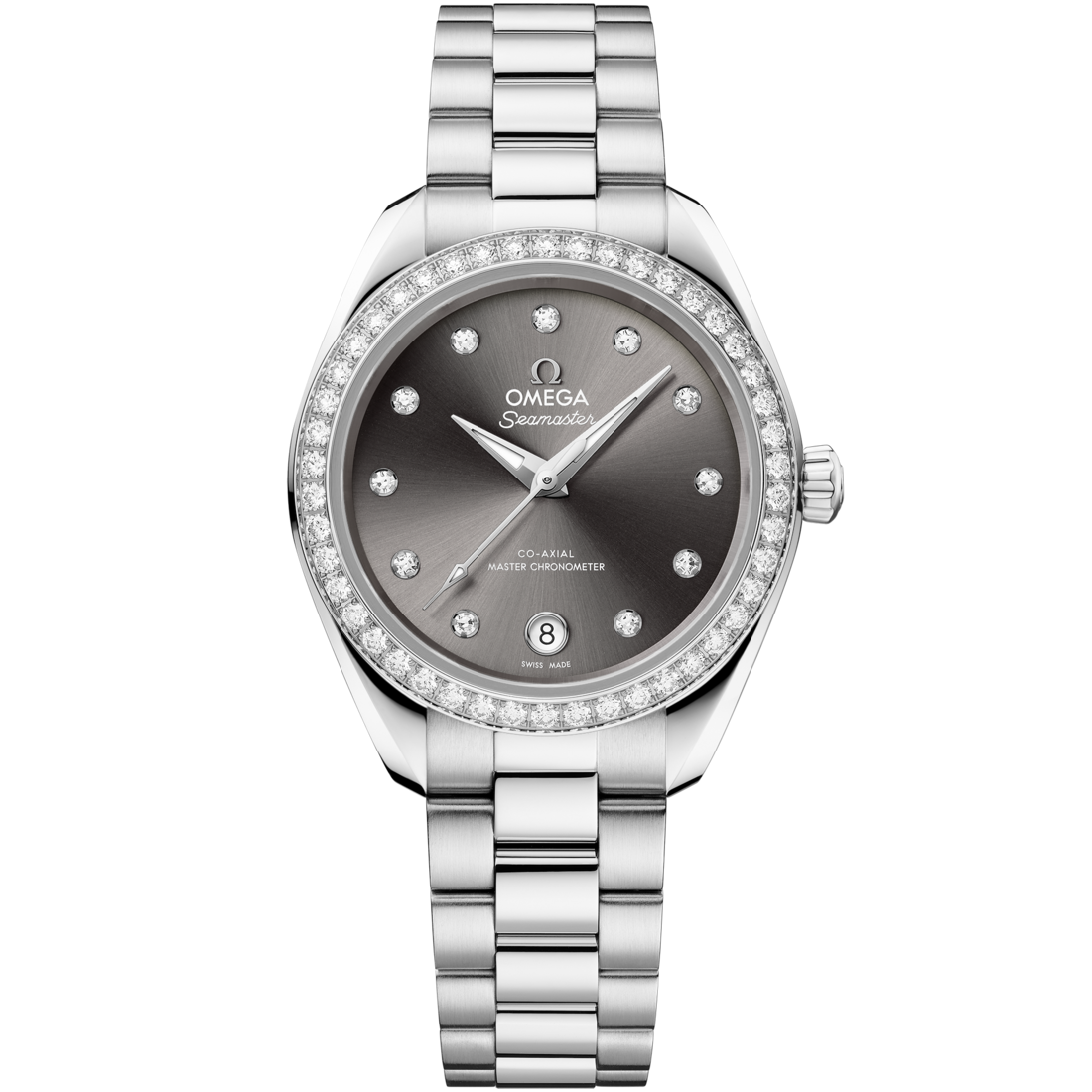 Seamaster Aqua Terra 150M 30 mm, steel on steel