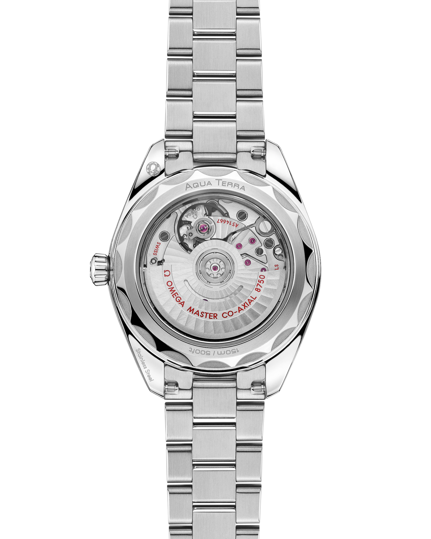 Seamaster Aqua Terra 150M 30 mm, steel on steel