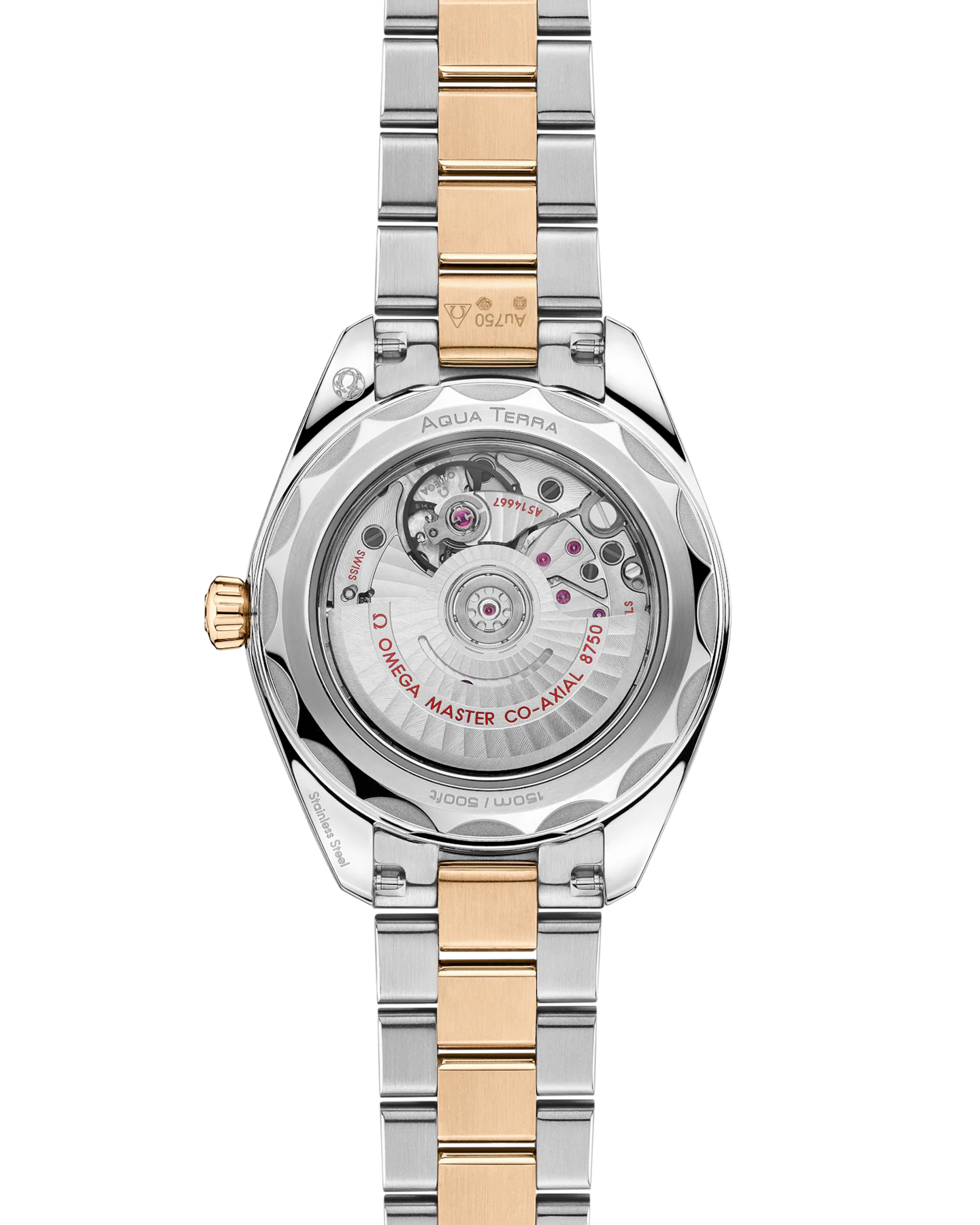 Seamaster Aqua Terra 150M 30 mm, steel ‑ Moonshine™ gold on steel ‑ Moonshine™ gold