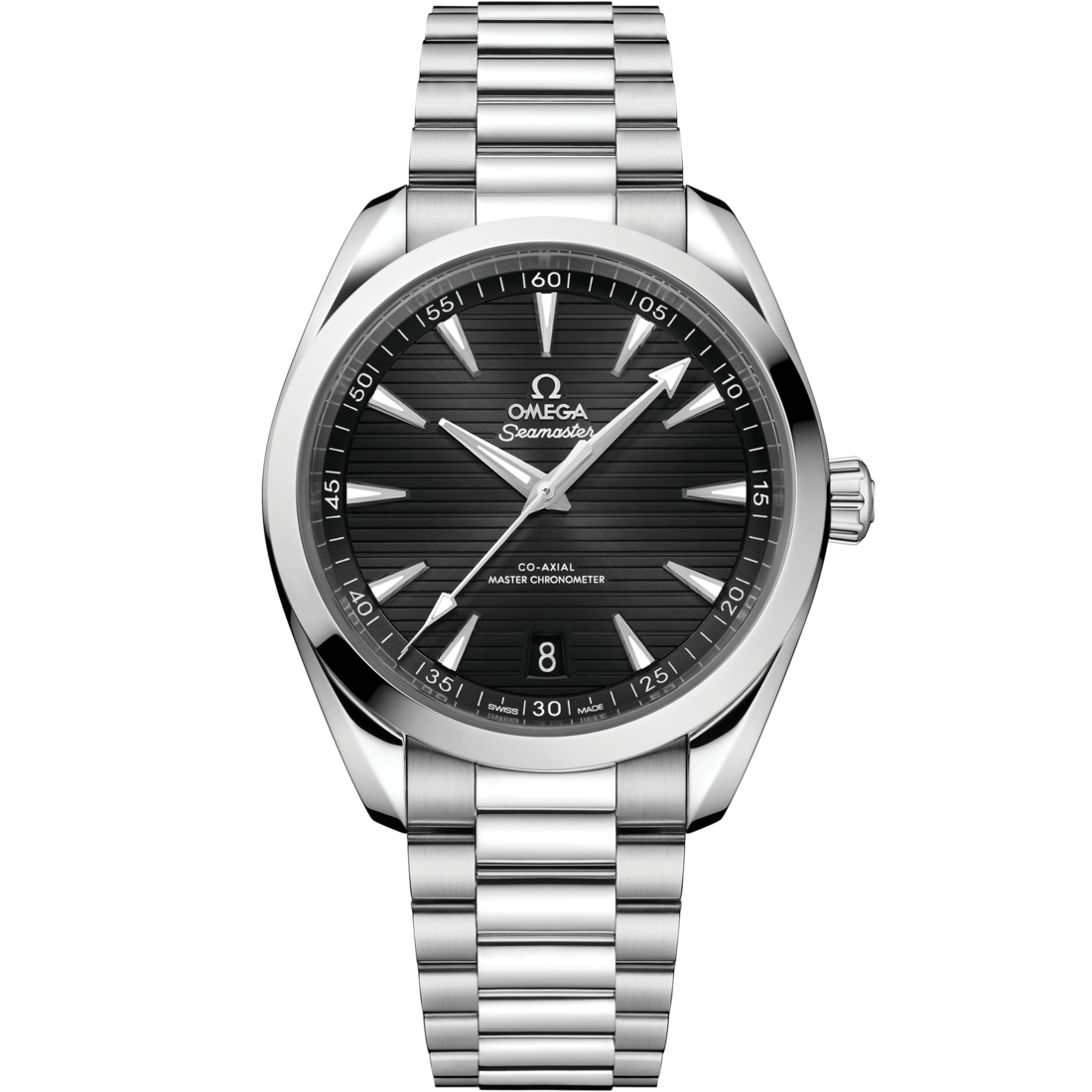 Seamaster Aqua Terra 150M 41 mm, steel on steel