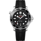 Seamaster Diver 300M 42 mm, steel on rubber strap