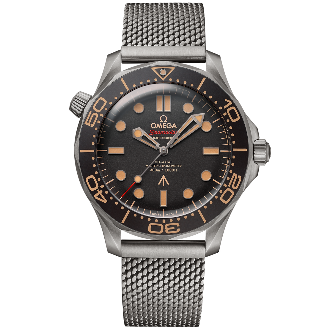Seamaster Diver 300M 42 mm, titanium on titanium