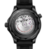 Seamaster Diver 300M 43.5 mm, black ceramic on rubber strap