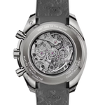 Speedmaster Dark Side of the Moon 44.25 mm, grey ceramic on rubber strap