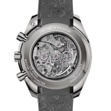 Speedmaster Dark Side of the Moon 44.25 mm, grey ceramic on rubber strap