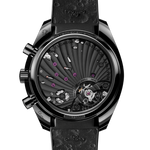 New Speedmaster Dark Side of the Moon 44.25 mm, black ceramic on rubber strap