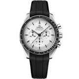Speedmaster Moonwatch Professional 42 mm, steel on rubber strap