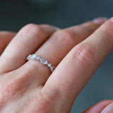 Amara White Diamond Band