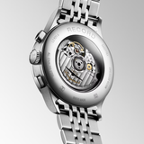 Record Chronograph, automatic watch, Ø 40.00 mm, stainless steel.