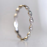 Eleanor White Diamond Band