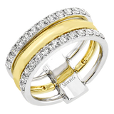 Two-Toned Diamond Ring