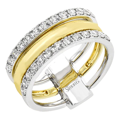 Two-Toned Diamond Ring