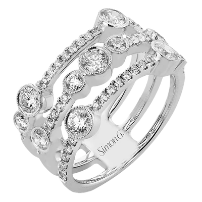 3 Band Diamond Ring