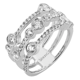 3 Band Diamond Ring