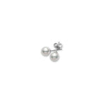 Akoya Pearl Ear Stud Earrings 7-7.5MM AAA
