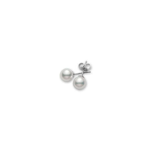 Akoya Pearl Ear Stud Earrings 7-7.5MM AAA