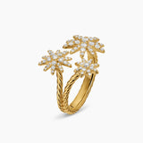 STARBURST MULTI STAR RING 18K Yellow Gold with Diamonds, 17.7mm