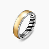 STREAMLINE® BAND RING Sterling Silver with 18K Yellow Gold, 6.2mm