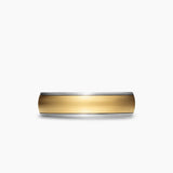 STREAMLINE® BAND RING Sterling Silver with 18K Yellow Gold, 6.2mm