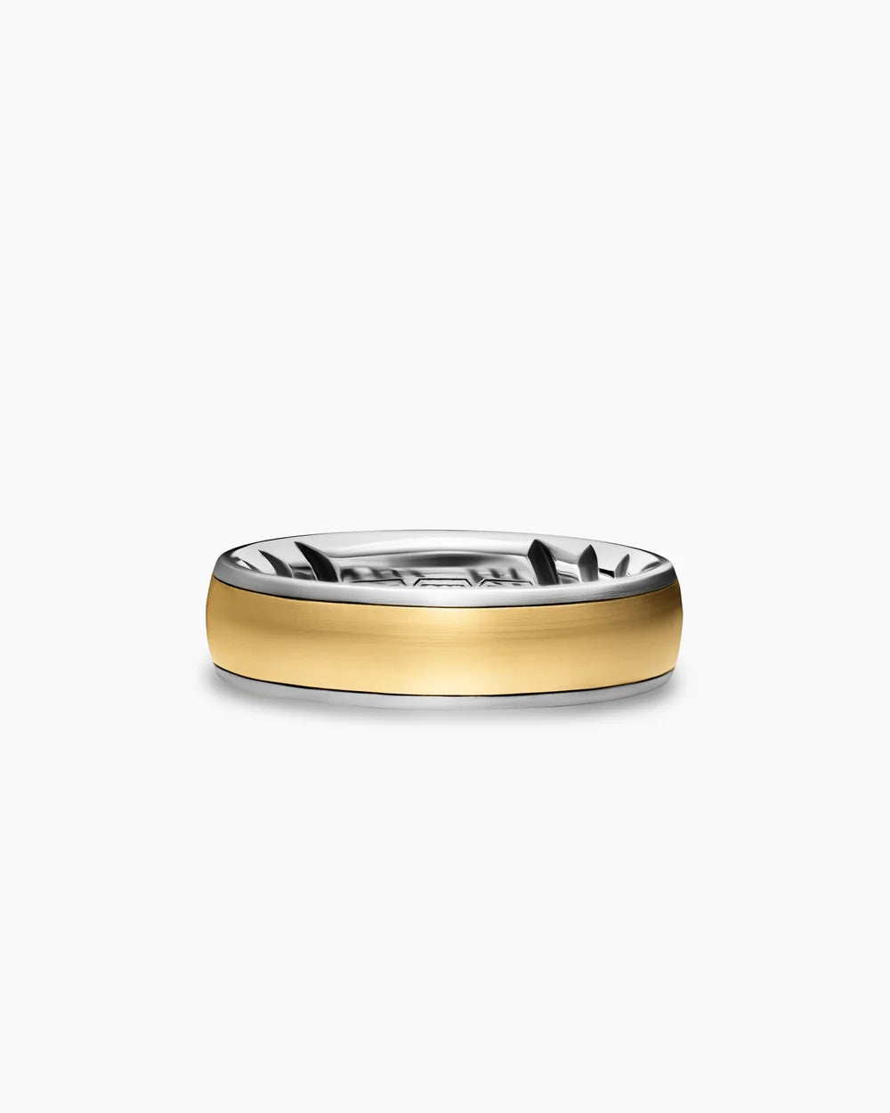 STREAMLINE® BAND RING Sterling Silver with 18K Yellow Gold, 6.2mm