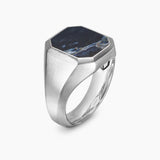 STREAMLINE® SIGNET RING Sterling Silver with Pietersite, 18mm