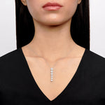 Tiered Diamond Pendant Necklace