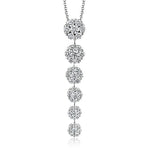 Tiered Diamond Pendant Necklace