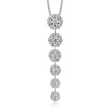 Tiered Diamond Pendant Necklace