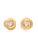 18K Yellow Gold Jaipur Diamond Stud Earrings
