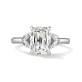 Floral Marquise Engagement Ring