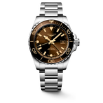 HYDROCONQUEST GMT- L3.790.4.66.6 Automatic watch, Ø 41.00 mm, stainless steel and ceramic bezel